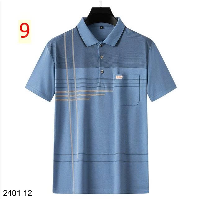 26HA2401.12 - ÁO POLO KẺ CỘC TAY NAM