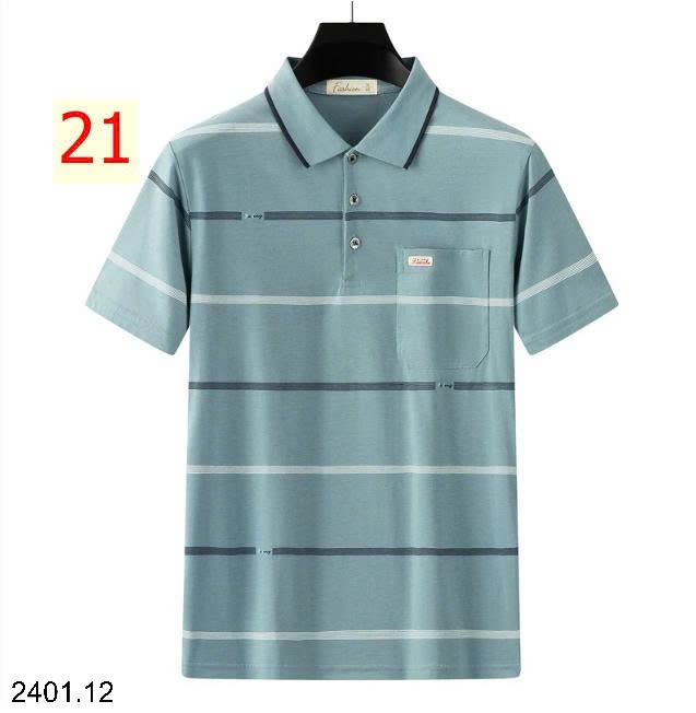 26HA2401.12 - ÁO POLO KẺ CỘC TAY NAM
