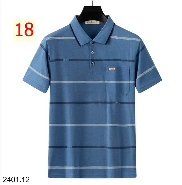 26HA2401.12 - ÁO POLO KẺ CỘC TAY NAM