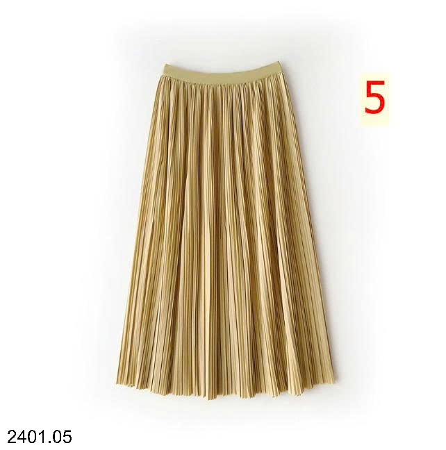 26HA2401.05 - CHÂN VÁY MIDI XẾP LY ANNA
