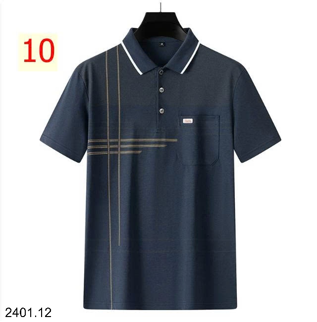 26HA2401.12 - ÁO POLO KẺ CỘC TAY NAM