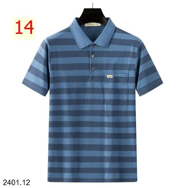 26HA2401.12 - ÁO POLO KẺ CỘC TAY NAM