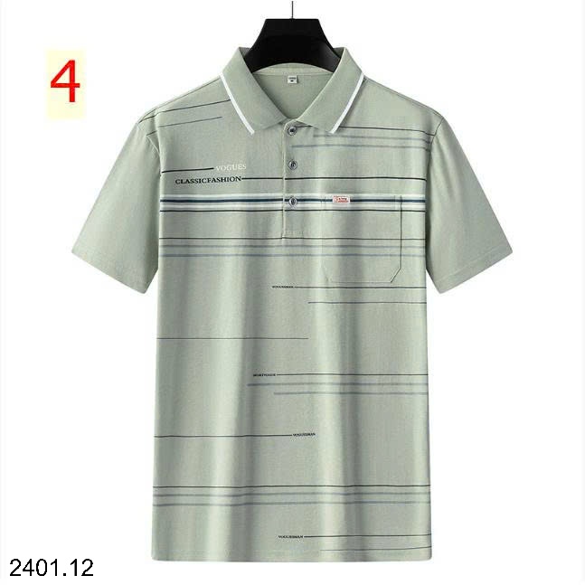 26HA2401.12 - ÁO POLO KẺ CỘC TAY NAM