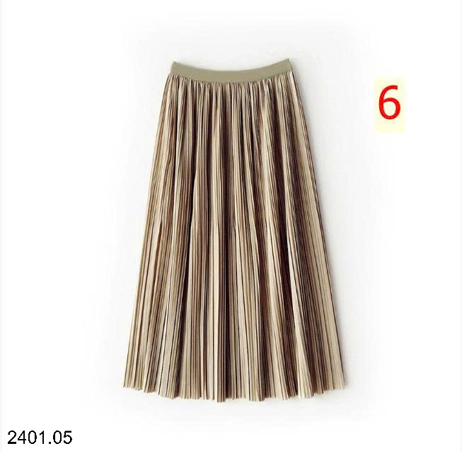 26HA2401.05 - CHÂN VÁY MIDI XẾP LY ANNA