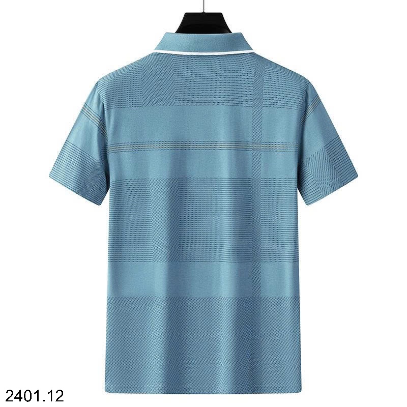 26HA2401.12 - ÁO POLO KẺ CỘC TAY NAM