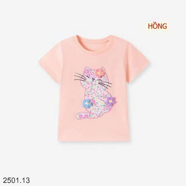 26HA2501.13 - ÁO CỘC TAY LITTLE MAVEN BÉ GÁI