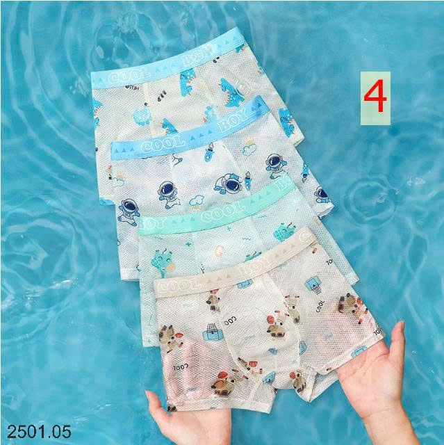 26HA2501.05 - SET 4 QUẦN CHÍP THÔNG HƠI 7A BÉ TRAI