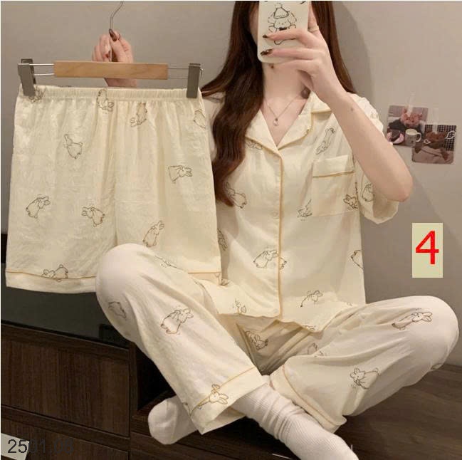 26HA2501.08 - SET 3 MÓN ĐỒ MẶC NHÀ CHO NỮ