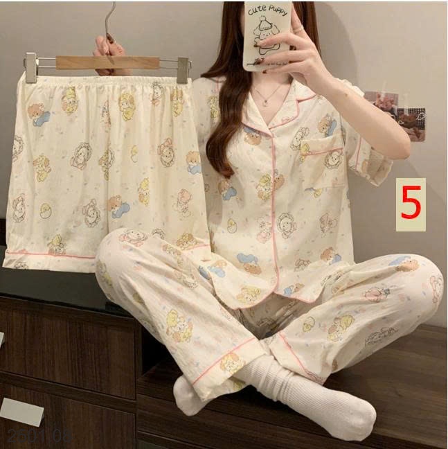 26HA2501.08 - SET 3 MÓN ĐỒ MẶC NHÀ CHO NỮ