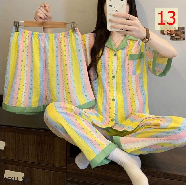 26HA2501.08 - SET 3 MÓN ĐỒ MẶC NHÀ CHO NỮ