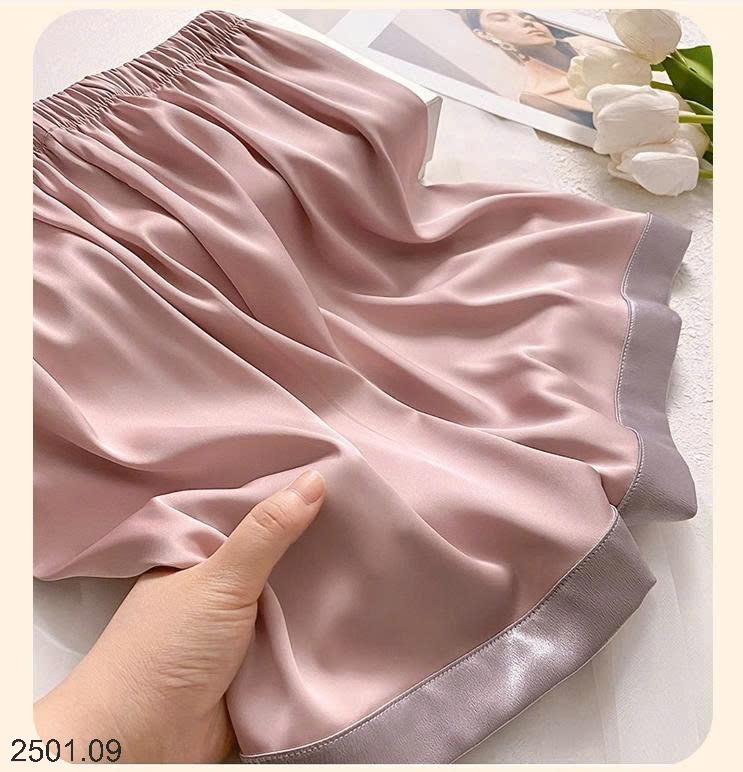 26HA2501.09 - BỘ LỤA ĐÙI PIZAMA