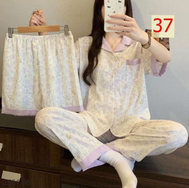26HA2501.08 - SET 3 MÓN ĐỒ MẶC NHÀ CHO NỮ