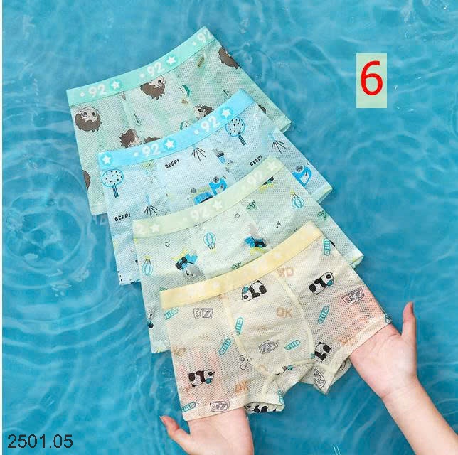 26HA2501.05 - SET 4 QUẦN CHÍP THÔNG HƠI 7A BÉ TRAI