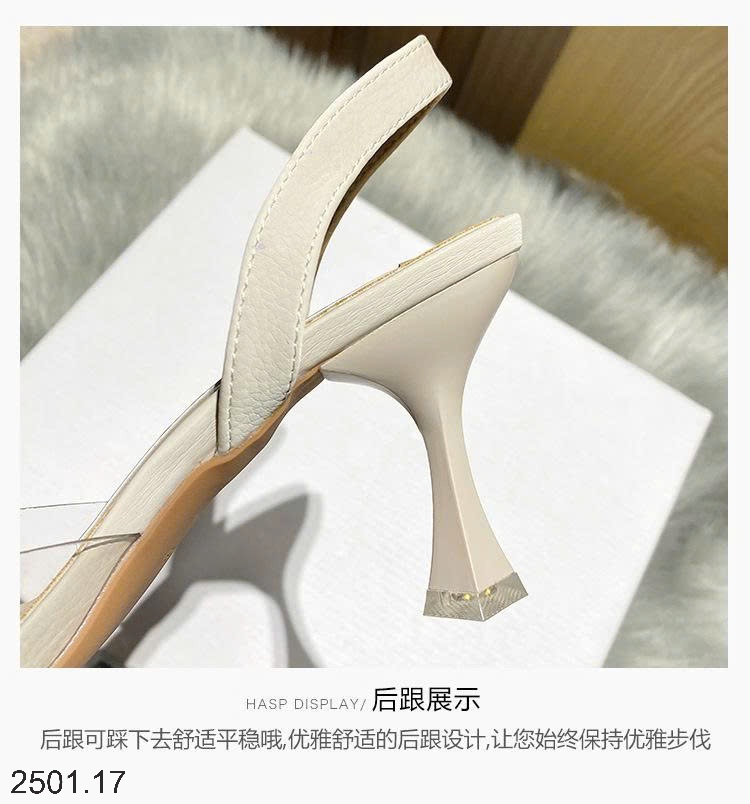 26HA2501.17 - GIÀY SANDAL NỮ GÓT NHỌN