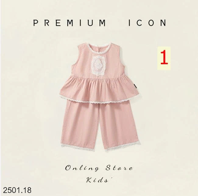 26HA2501.18 - SET BỘ 2 MẢNH PREMIUM BÉ GÁI