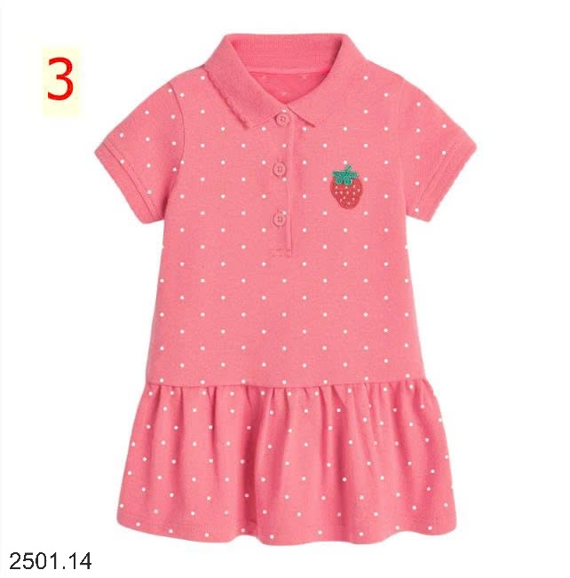 26HA2501.14 - VÁY POLO DÁNG XÒE LITTLE MAVEN BÉ GÁI