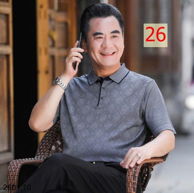 26HA2601.10 - ÁO POLO TRUNG NIÊN