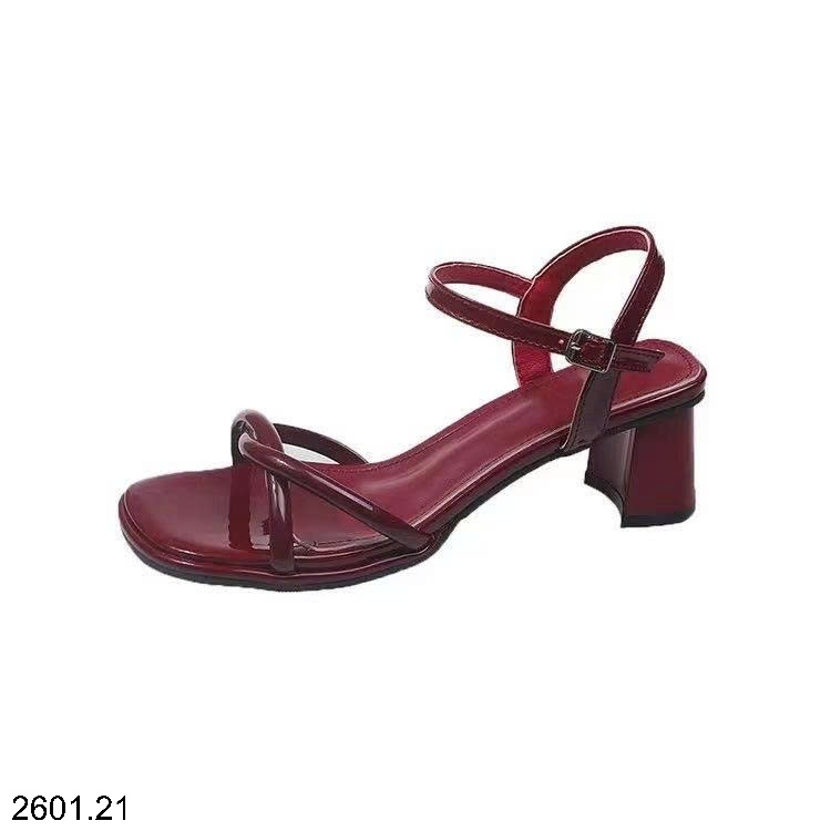 26HA2601.21 - SANDAL GÓT VUÔNG DÂY MẢNH NỮ
