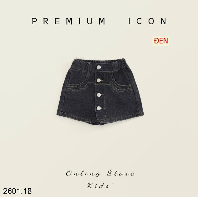 26HA2601.18 - QUẦN GIẢ VÁY PREMIUM BÉ GÁI