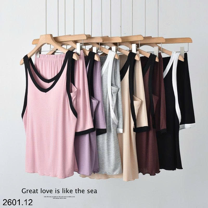 26HA2601.12 - BỘ THUN SÁT NÁCH NỮ KÈM BRA