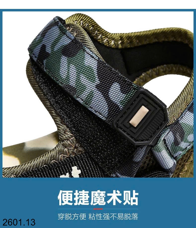 26HA2601.13 - SANDAL BÍT MŨI SPORT BÉ TRAI