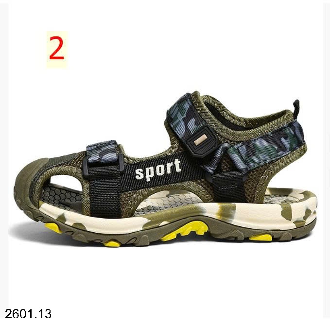 26HA2601.13 - SANDAL BÍT MŨI SPORT BÉ TRAI