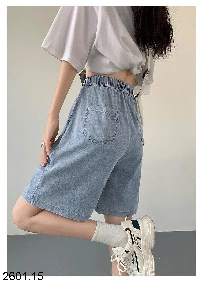 26HA2601.15 - QUẦN SHORT DENIM TENCEL NỮ