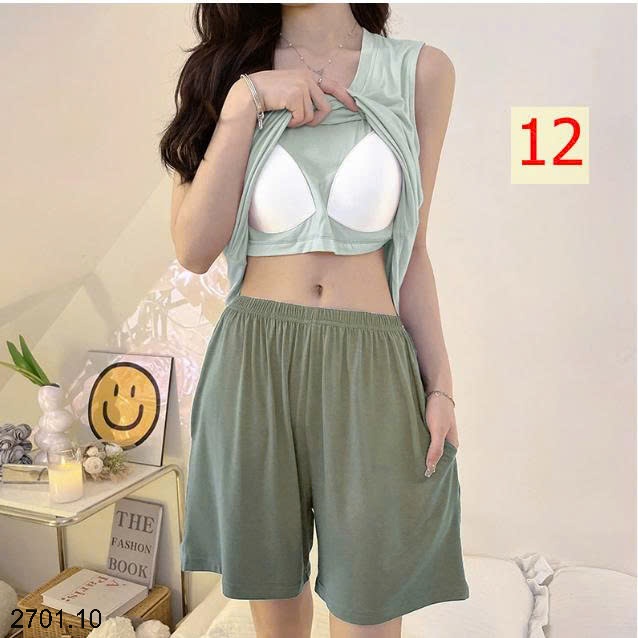 26HA2701.10 - BỘ MODAL MẶC NHÀ KÈM ĐỆM NGỰC