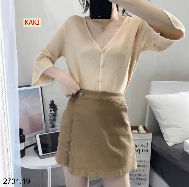 26HA2701.19 - QUẦN SHORT GIẢ VÁY CHO NỮ
