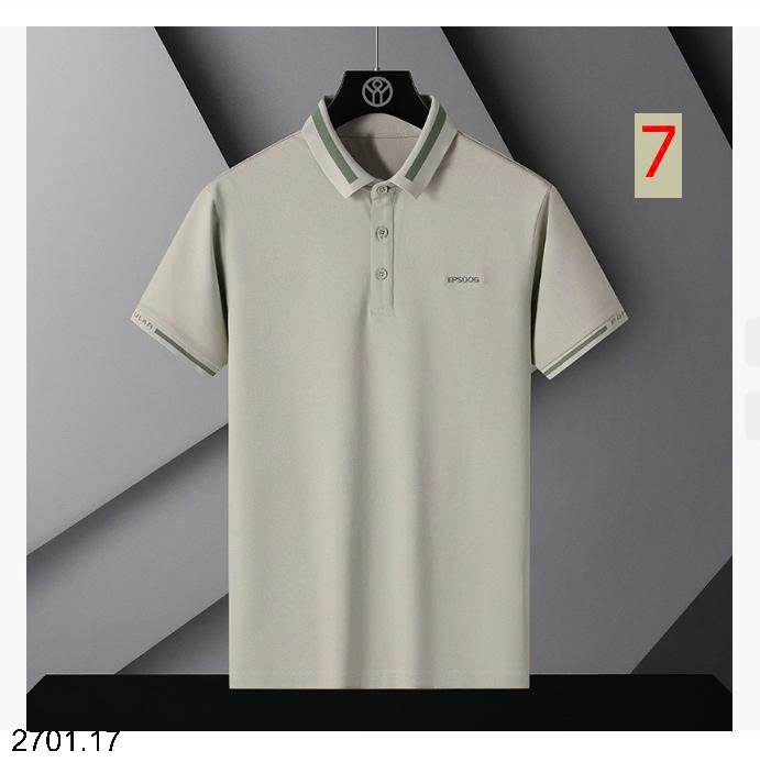 26HA2701.17 - ÁO POLO NAM PHỐI MÀU NGẮN TAY
