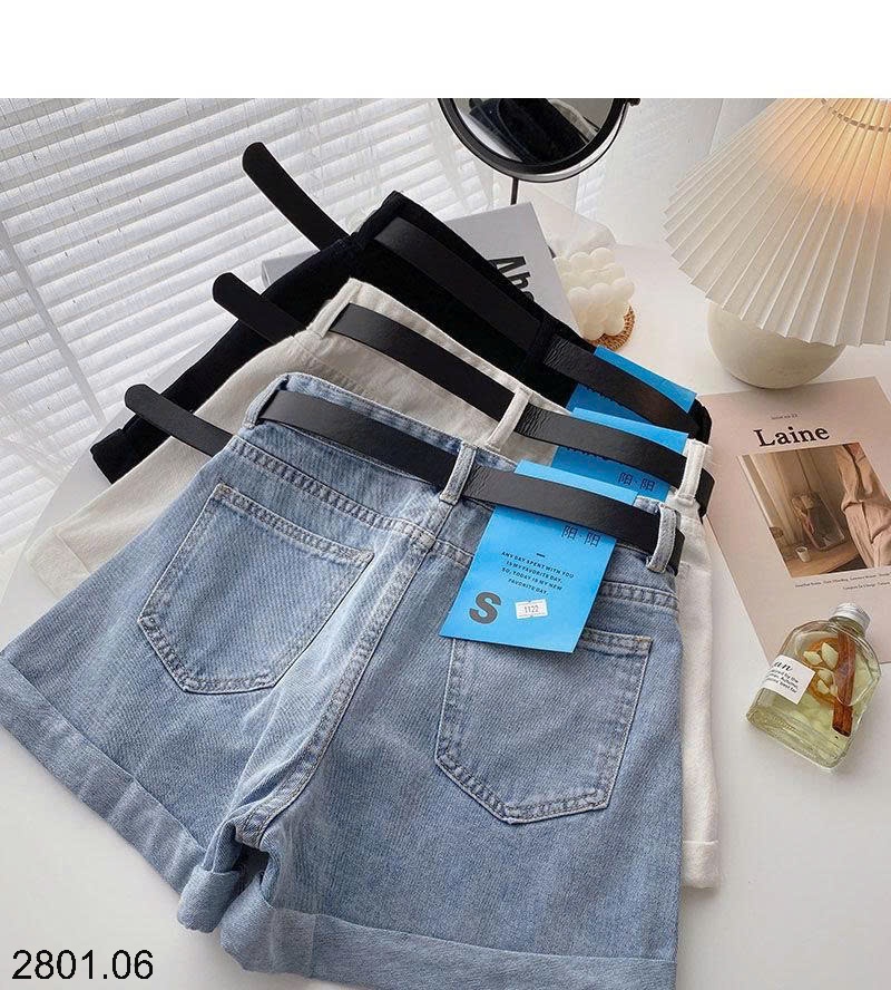 26HA2801.06 - QUẦN SHORT ĐÙI DEMIN CHO NỮ