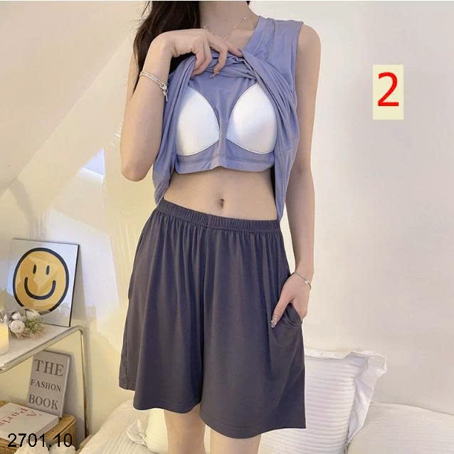 26HA2701.10 - BỘ MODAL MẶC NHÀ KÈM ĐỆM NGỰC