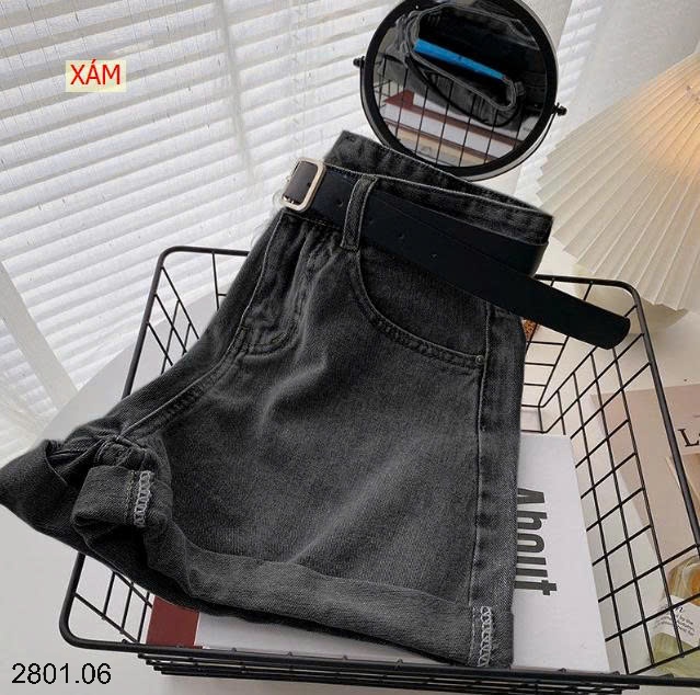 26HA2801.06 - QUẦN SHORT ĐÙI DEMIN CHO NỮ