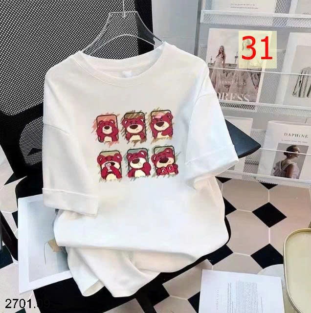26HA2701.09 - ÁO PHÔNG HOẠT HÌNH NỮ