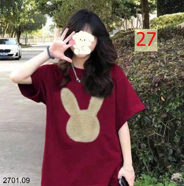 26HA2701.09 - ÁO PHÔNG HOẠT HÌNH NỮ