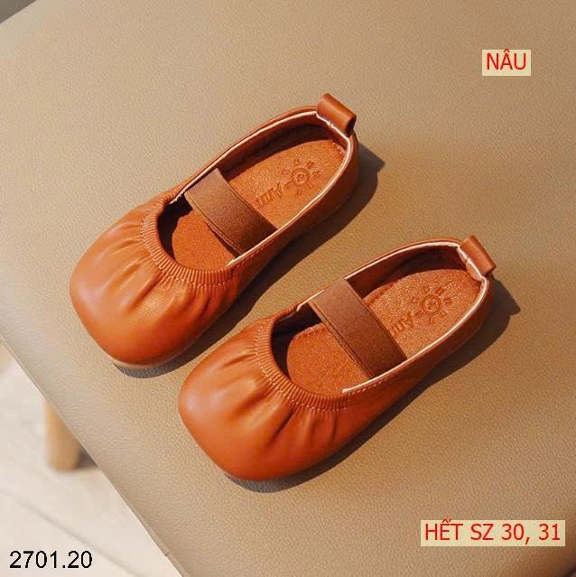 26HA2701.20 - GIÀY DA LƯỜI ĐẾ MỀN CHO BÉ