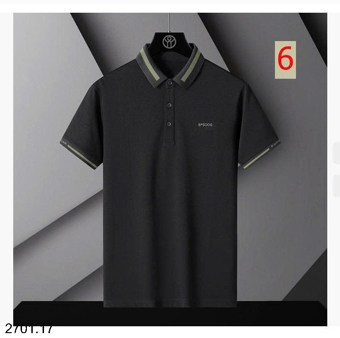 26HA2701.17 - ÁO POLO NAM PHỐI MÀU NGẮN TAY