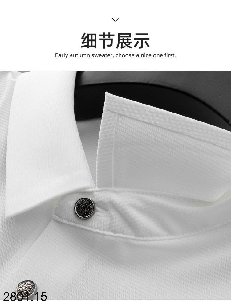 26HA2801.15 - ÁO POLO NGẮN TAY LỤA BĂNG NAM QCCC