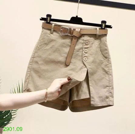 26HA2901.09 - QUẦN SHORT NỮ GIẢ VÁY KÈM THẮT LƯNG
