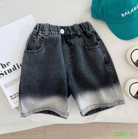 26HA2901.11 - SHORT JEAN PHA MÀU BÉ TRAI