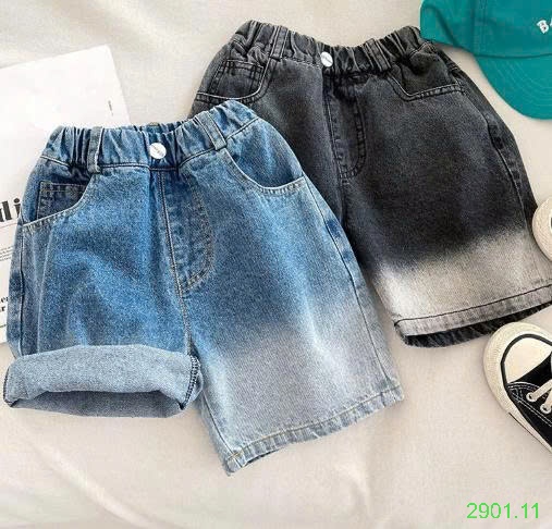 26HA2901.11 - SHORT JEAN PHA MÀU BÉ TRAI