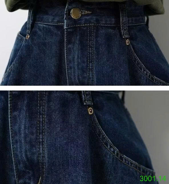 26HA3001.14 - QUẦN SHORT JEAN DÁNG VÁY