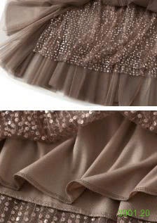 26HA3001.20 - CHÂN VÁY MIDI LƯỚI ĐÍNH SEQUIN CAO CẤP ANGEL