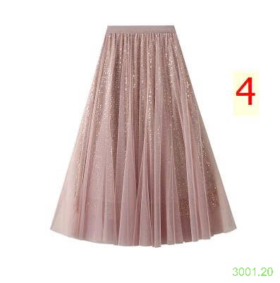 26HA3001.20 - CHÂN VÁY MIDI LƯỚI ĐÍNH SEQUIN CAO CẤP ANGEL