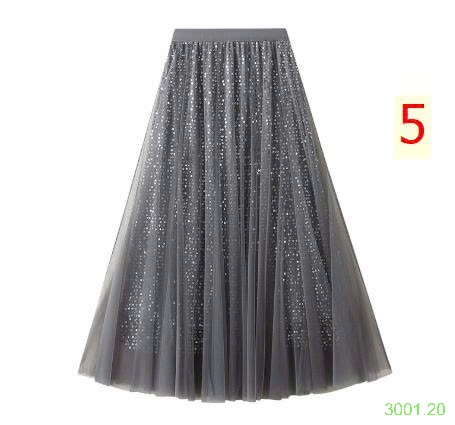 26HA3001.20 - CHÂN VÁY MIDI LƯỚI ĐÍNH SEQUIN CAO CẤP ANGEL