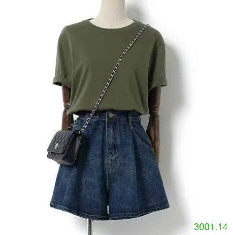26HA3001.14 - QUẦN SHORT JEAN DÁNG VÁY