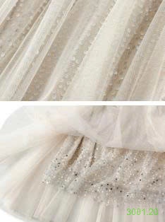 26HA3001.20 - CHÂN VÁY MIDI LƯỚI ĐÍNH SEQUIN CAO CẤP ANGEL