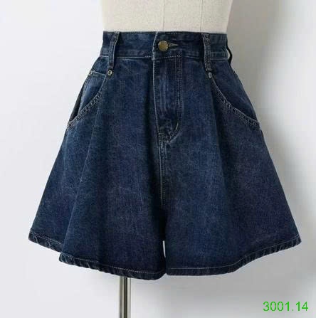 26HA3001.14 - QUẦN SHORT JEAN DÁNG VÁY