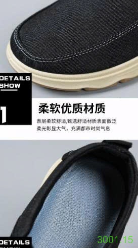 26HA3001.15 - GIÀY VẢI SLIPON CHO NAM