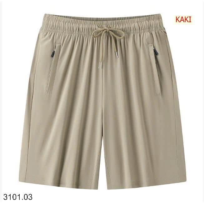 26HA3101.03 - QUẦN SHORT TRƠN MÀU LỤA BĂNG NAM
